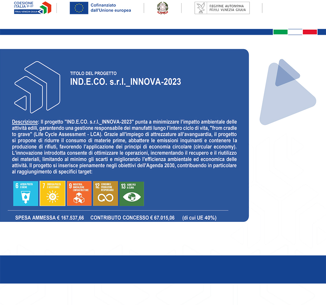 Progetto: IND.E.CO. s.r.l._INNOVA-2023